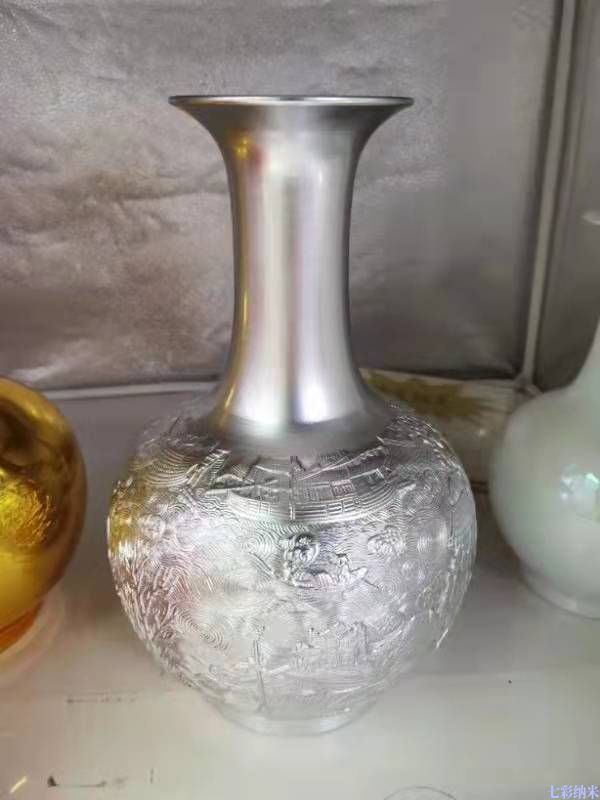 玻璃陶瓷器银色金色纳米效果参考
